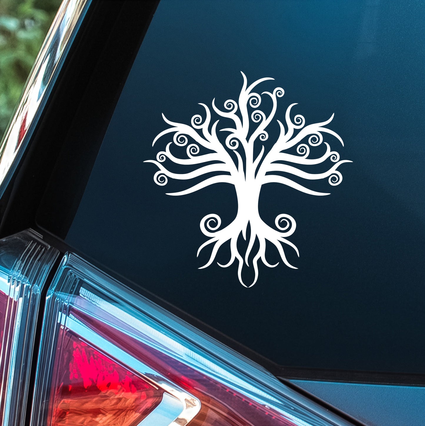 Swirly Tree - Premium Vinyl Decal
