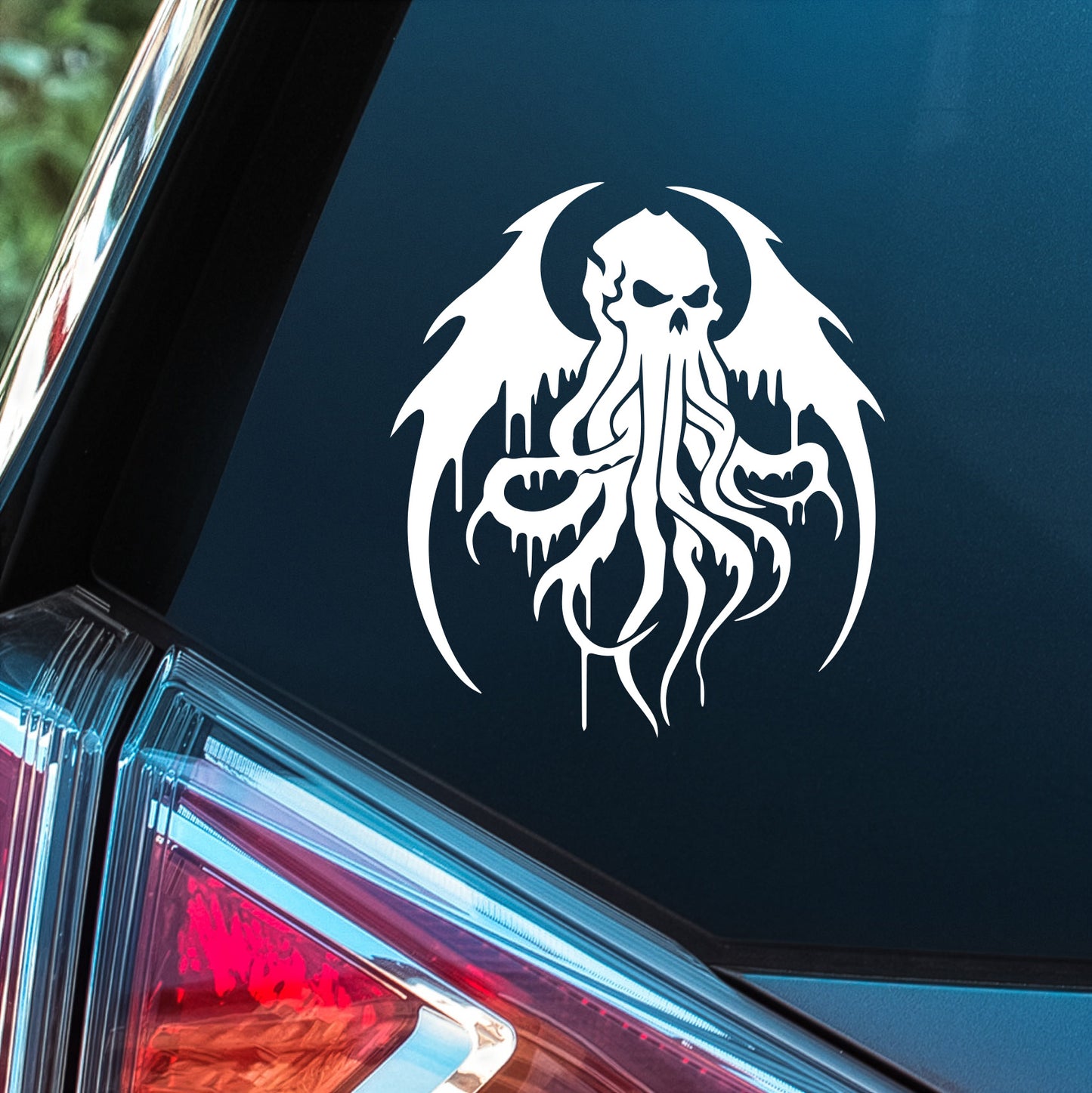 Cthulhu Flying 2 - Premium Vinyl Decal