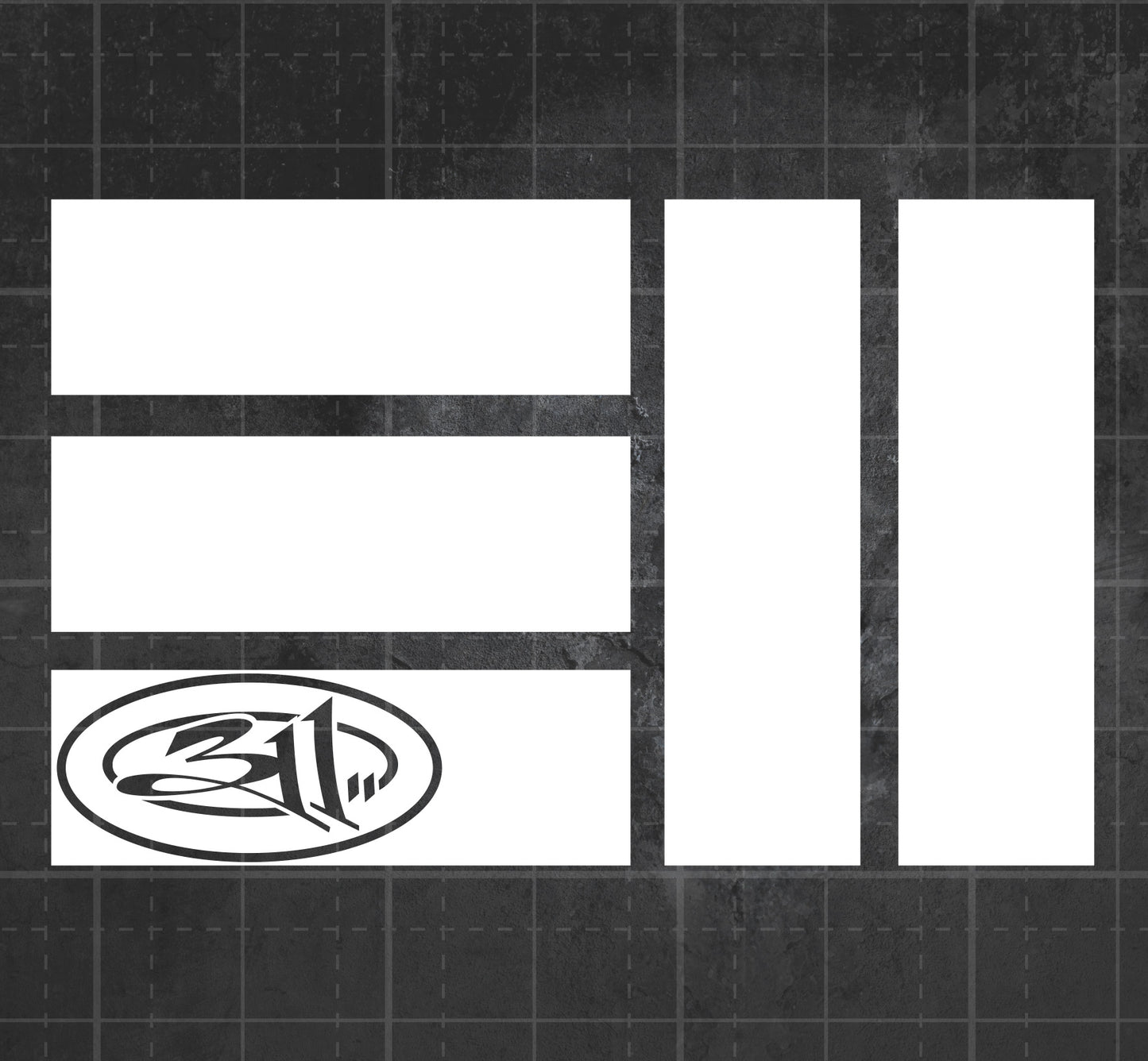311 - Bars - Premium Vinyl Decal