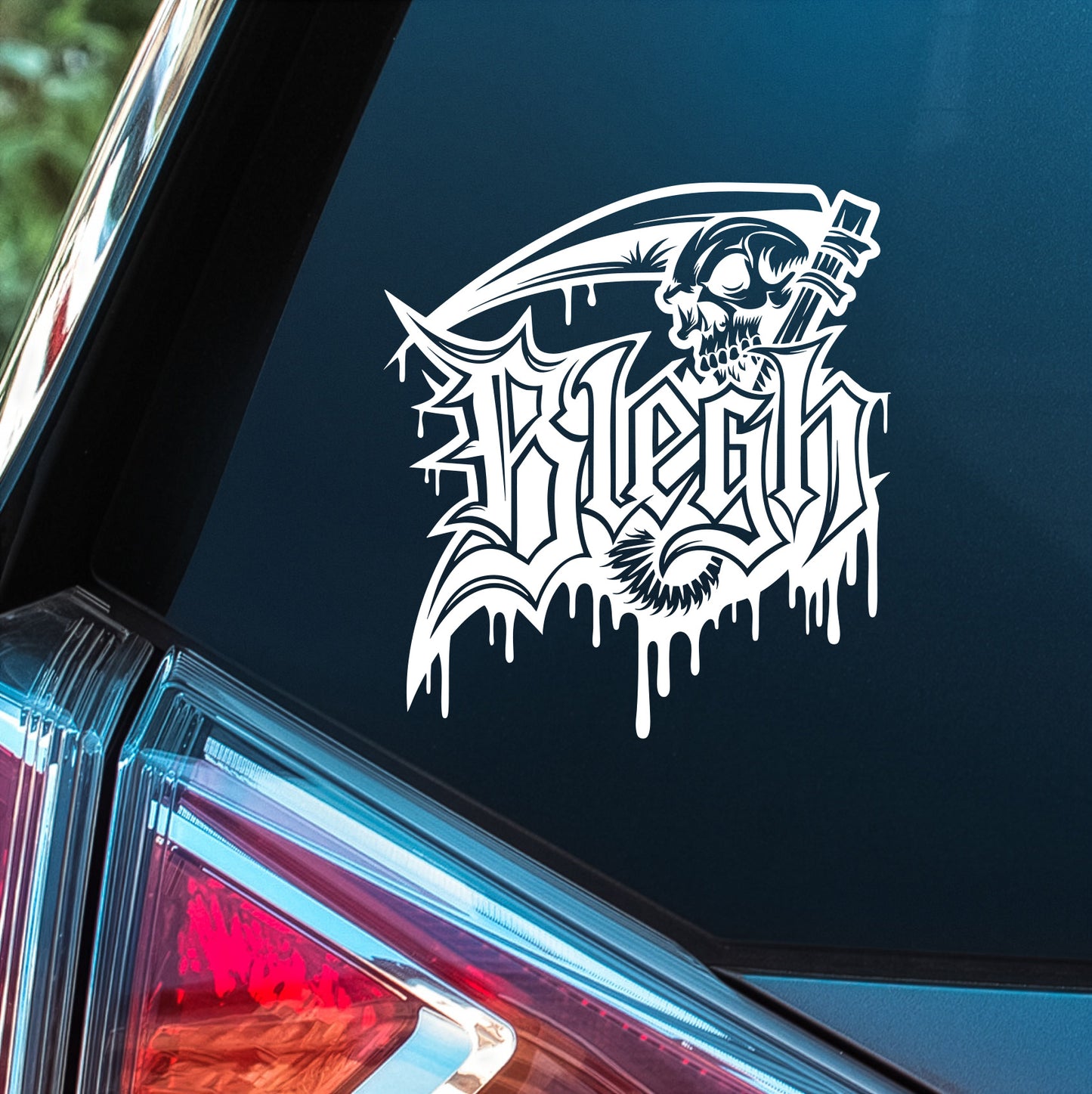 Blegh! Scythe - Premium Vinyl Decal