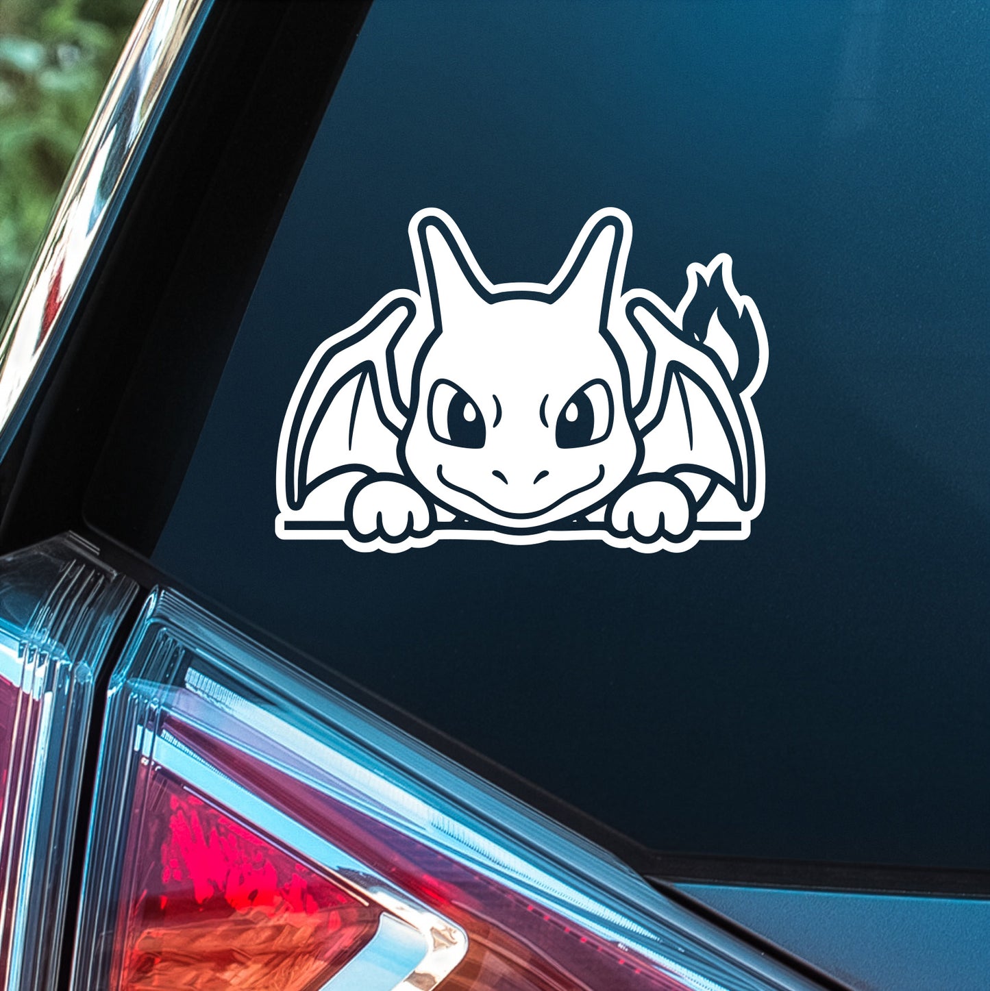 Pokemon (Charizard Peeker)- Premium Vinyl Decal