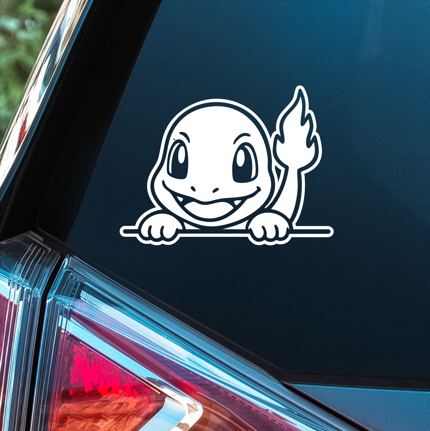 Pokemon (Charmander Peeker)- Premium Vinyl Decal