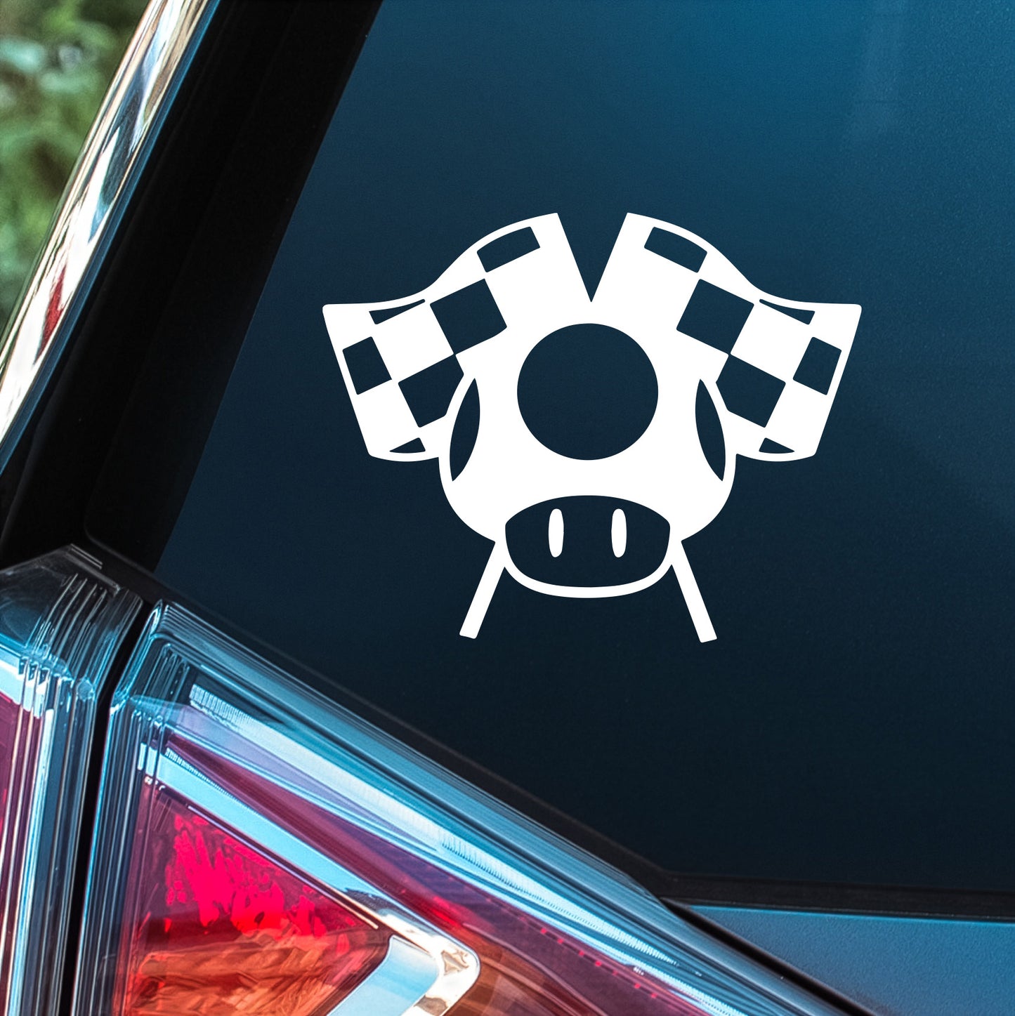 Mario Kart (Flag) - Premium Vinyl Decal