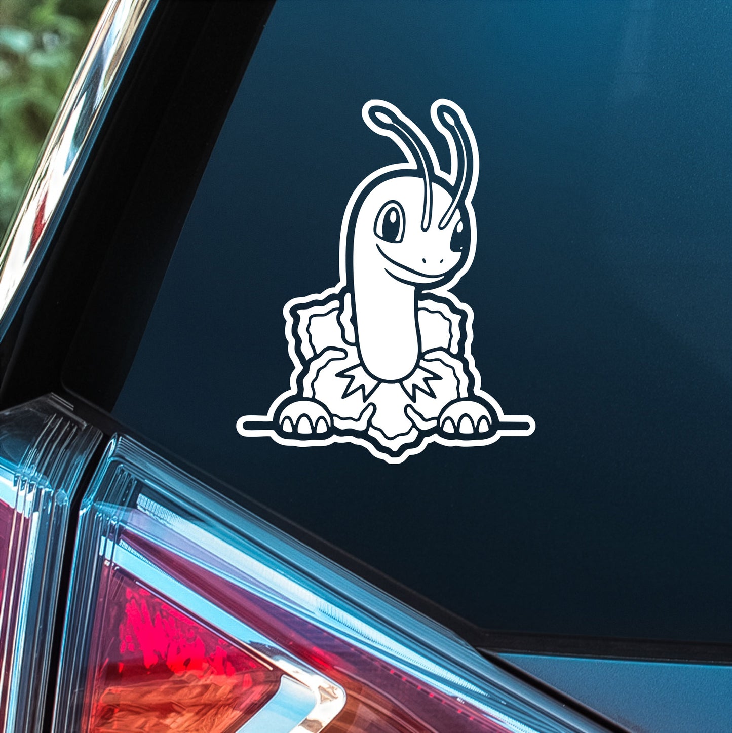 Pokemon (Meganium Peeker)- Premium Vinyl Decal