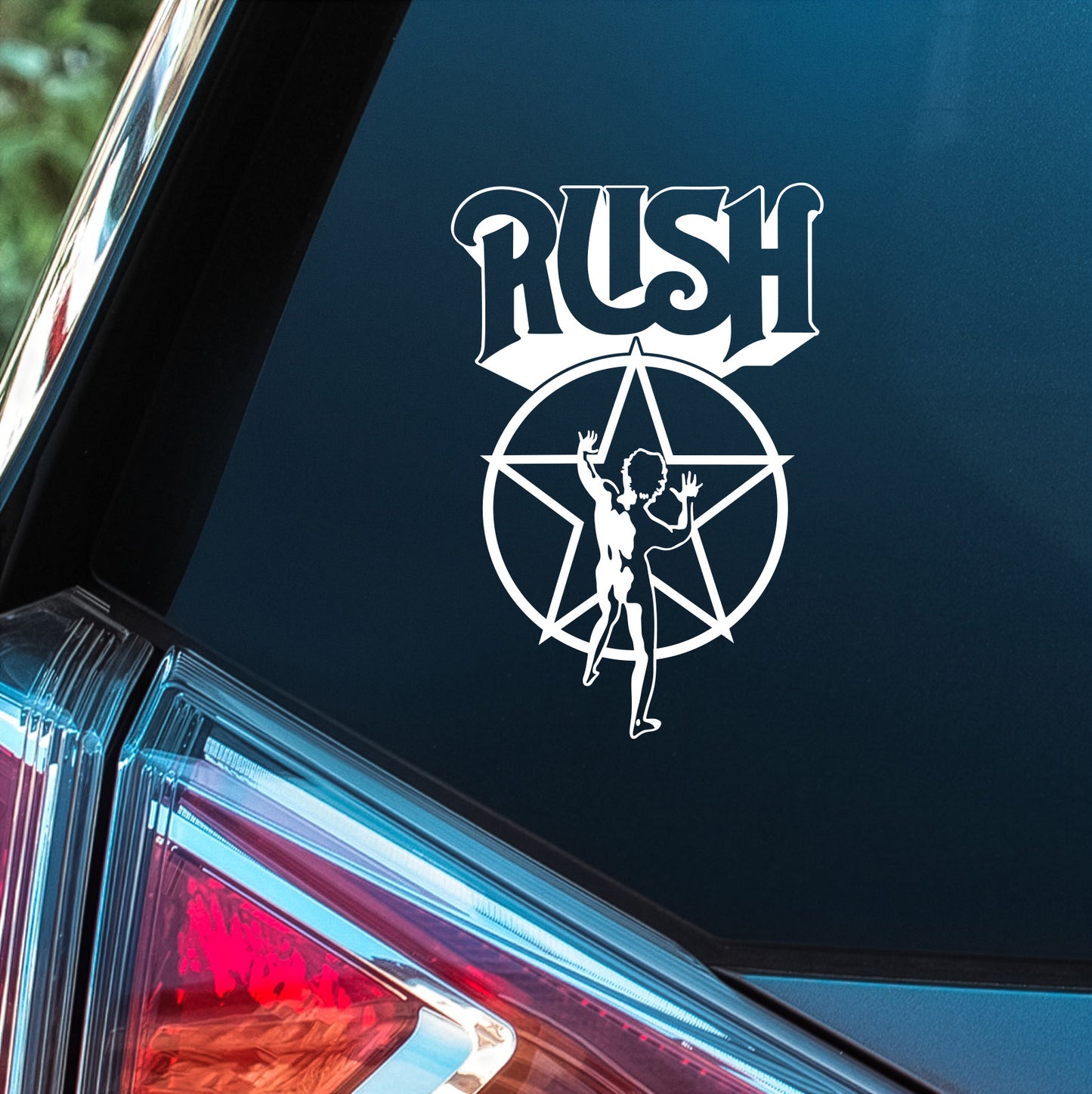 Rush (Logo and Starman) - Premium Vinyl Decal (Copy)
