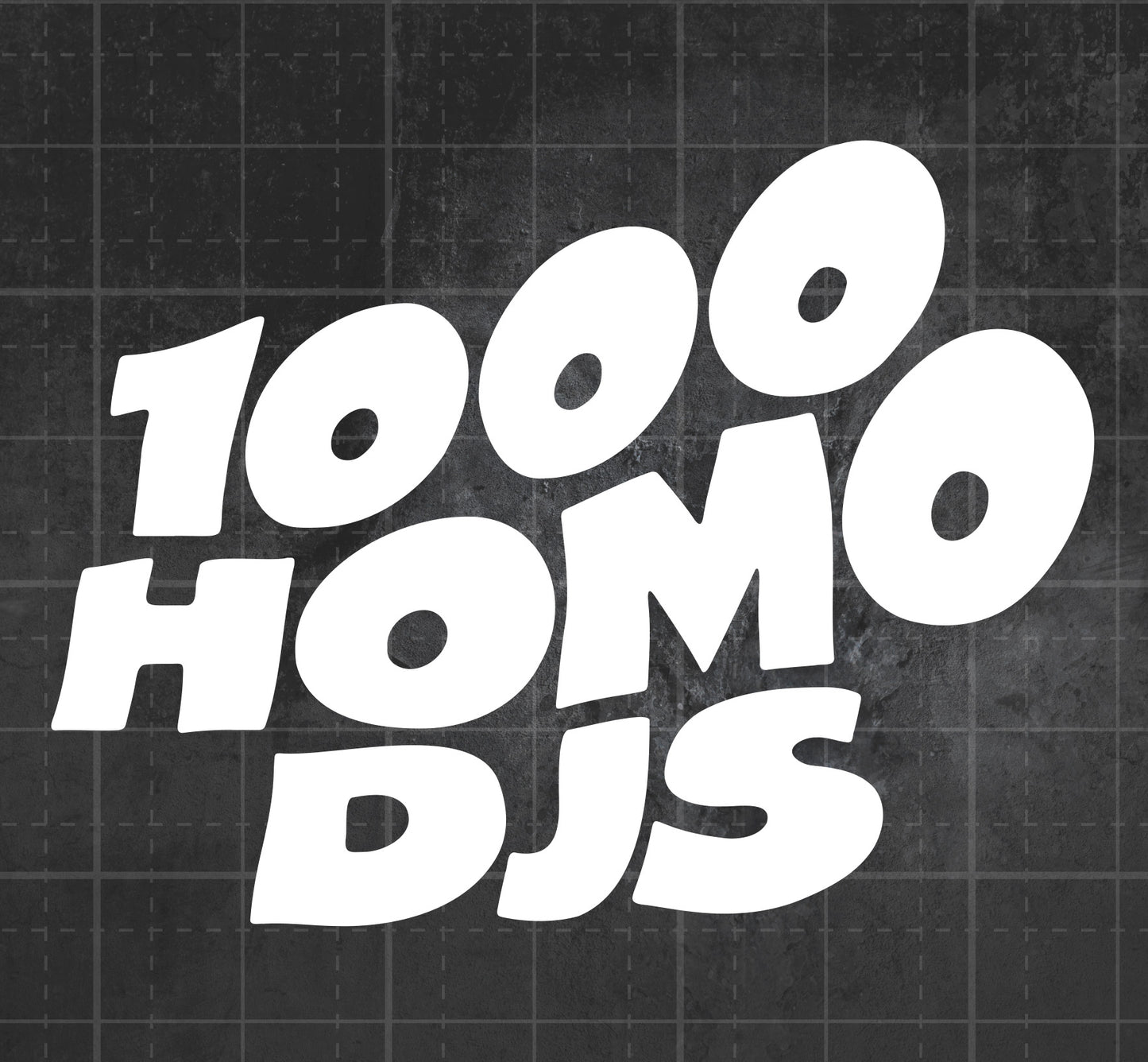 1000 Homo DJs - Premium Vinyl Decal