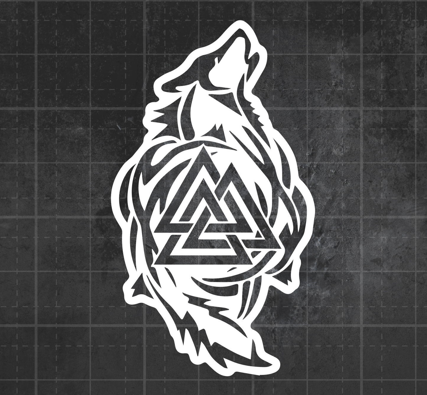 Valknut (Wolves) -  Premium Vinyl Decal