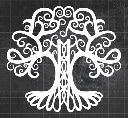 Celtic Tree - Premium Vinyl Decal