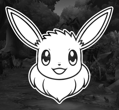 Pokemon (Eevee)- Premium Vinyl Decal