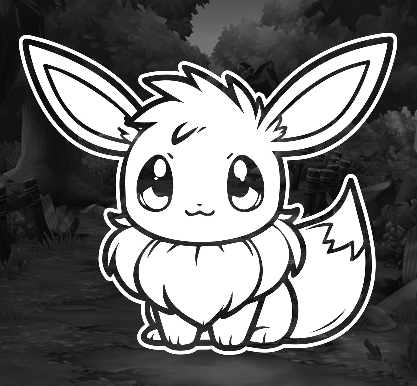 Pokemon (Eevee)- Premium Vinyl Decal