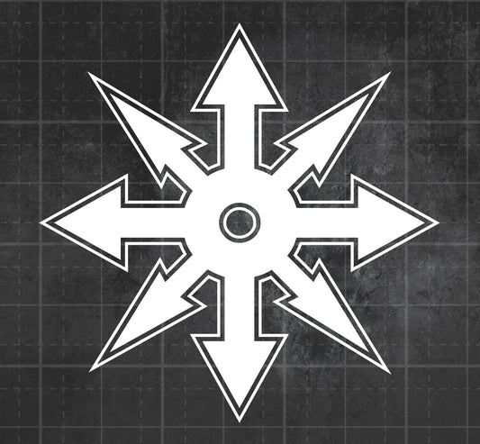 Chaos Star - Premium Vinyl Decal