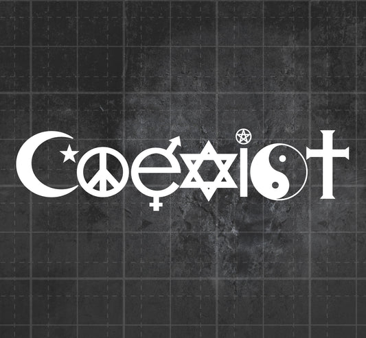 Coexist - Premium Vinyl Decal