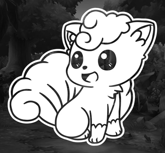 Pokemon (Ninetales) - Premium Vinyl Decal