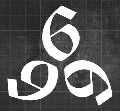 666 - Premium Vinyl Decal