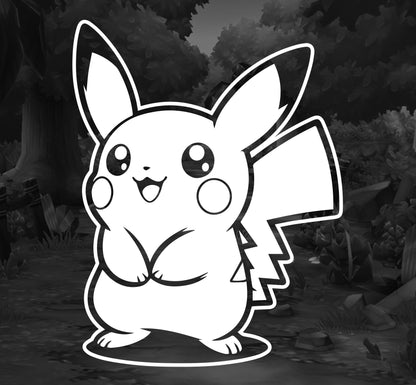 Pokemon (Pikachu)- Premium Vinyl Decal