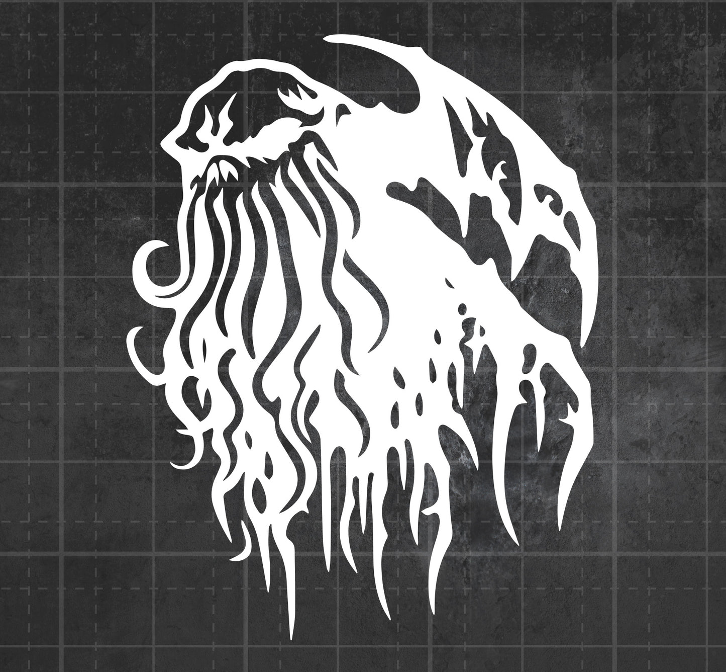 Cthulhu Flying - Premium Vinyl Decal