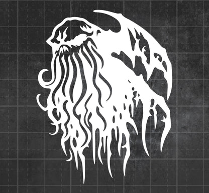 Cthulhu Flying - Premium Vinyl Decal
