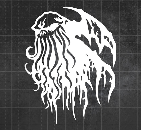 Cthulhu Flying - Premium Vinyl Decal
