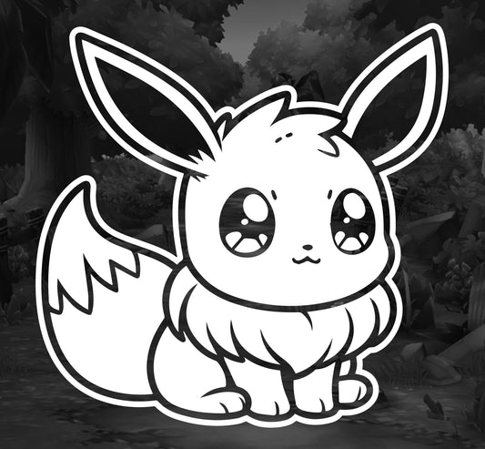 Pokemon (Eevee) - Premium Vinyl Decal (Copy)