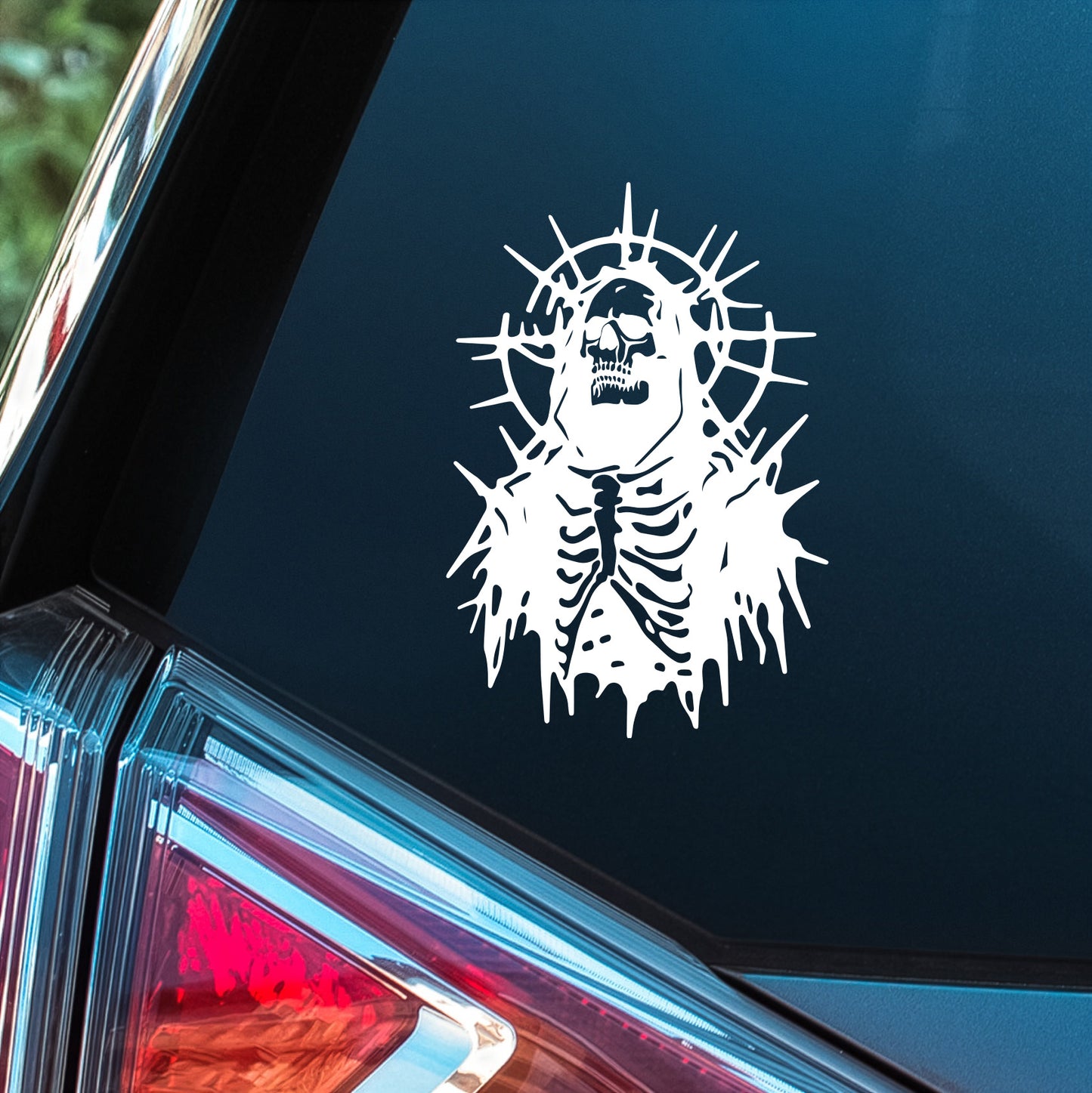 Demonic Skeleton - Premium Vinyl Decal