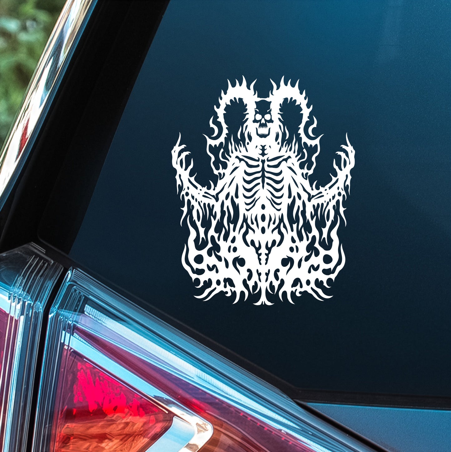 Demonic Skeleton - Premium Vinyl Decal