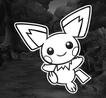 Pokemon (Pichu)- Premium Vinyl Decal