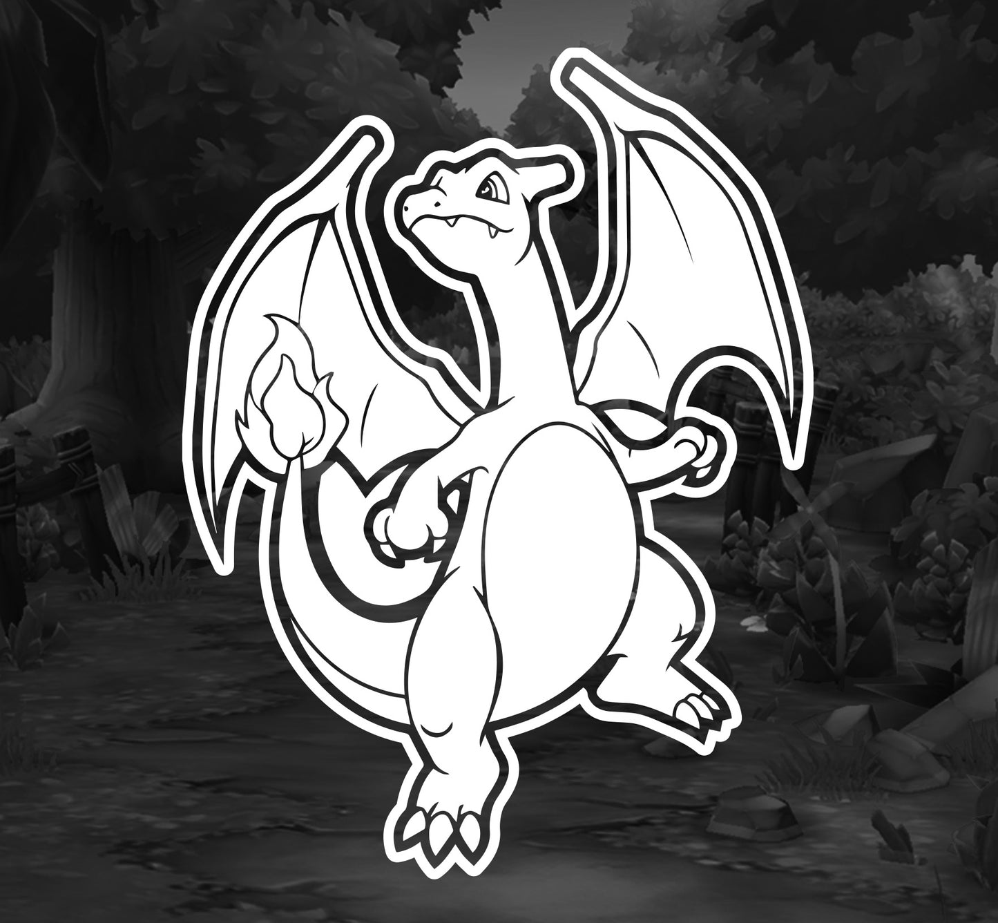 Pokemon (Charizard) - Premium Vinyl Decal