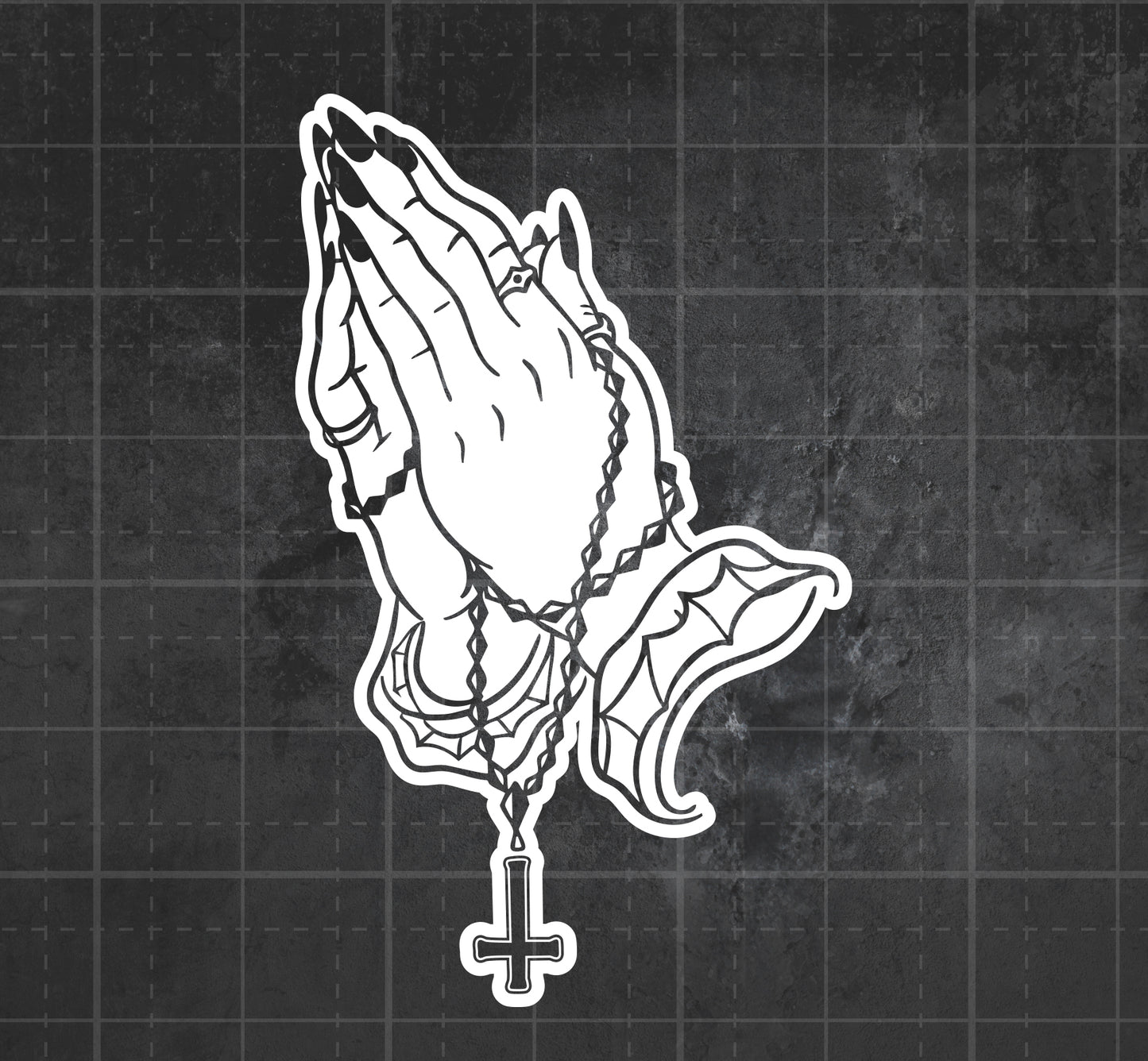 Gothic Rosary - Premium Vinyl Decal