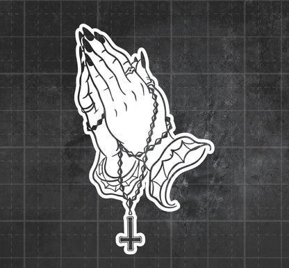 Gothic Rosary - Premium Vinyl Decal