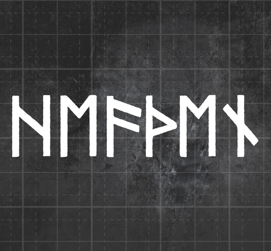 Heathen (Runic) - Premium Vinyl Decal