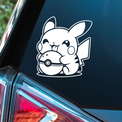 Pokemon (Fat Pikachu)- Premium Vinyl Decal