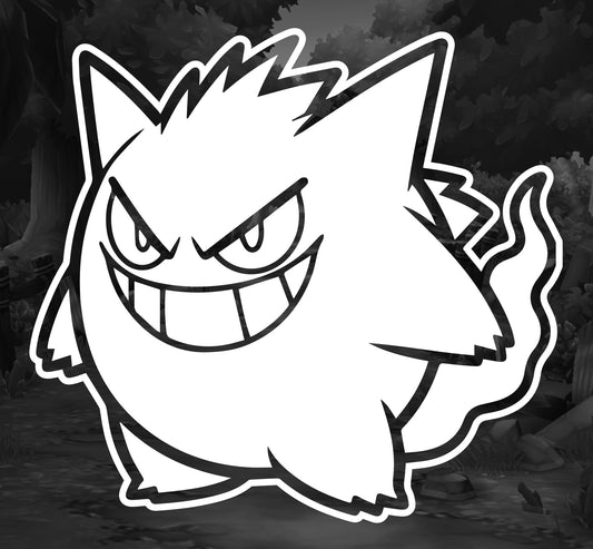 Pokemon (Gengar)- Premium Vinyl Decal