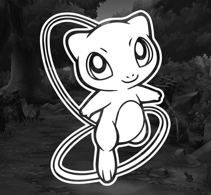 Pokemon (Mew)- Premium Vinyl Decal