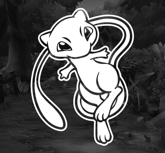 Pokemon (Mew)- Premium Vinyl Decal