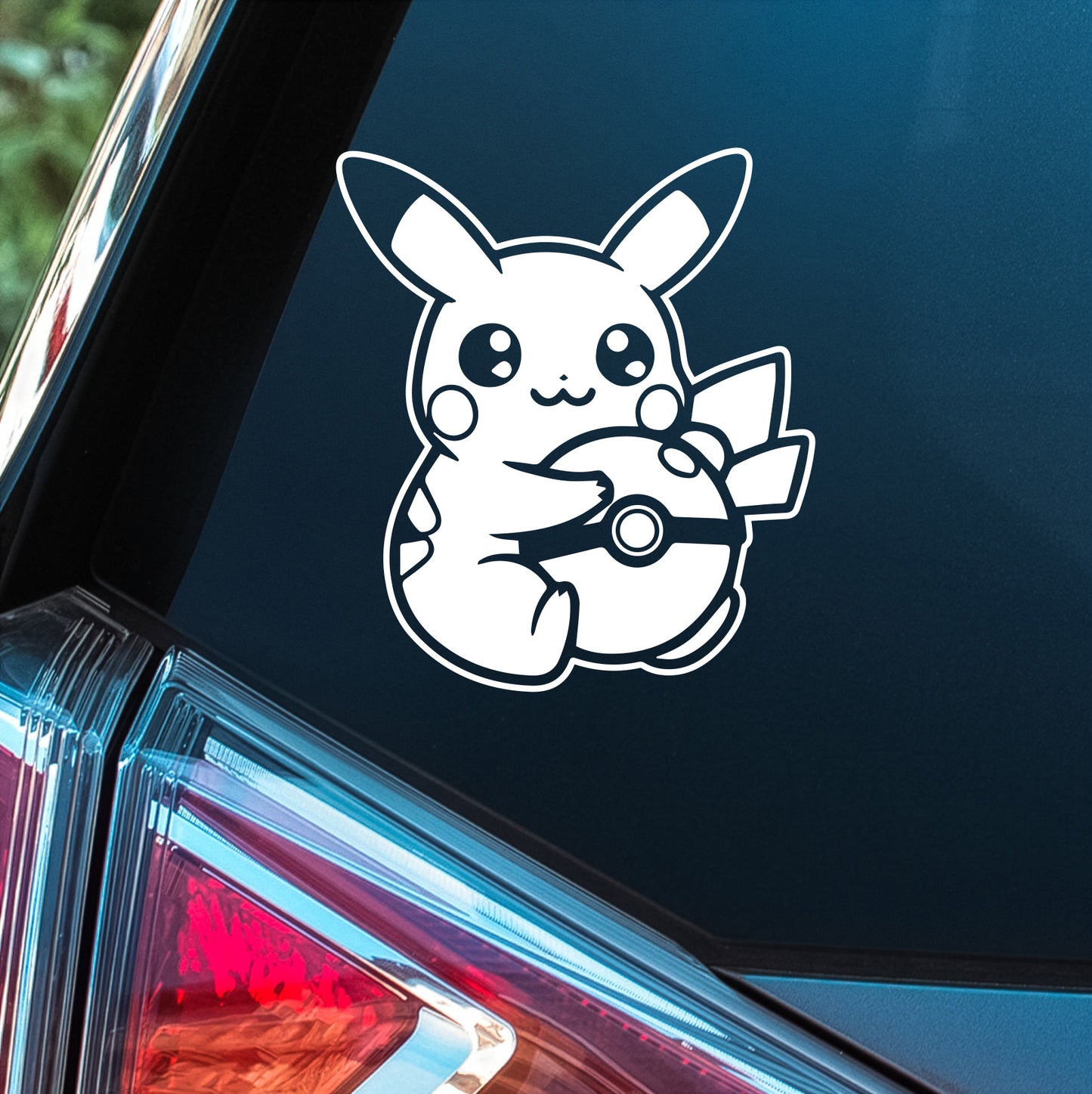 Pokemon (Pikachu with Pokeball)- Premium Vinyl Decal