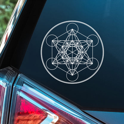 Metatrons Cube -  Premium Vinyl Decal