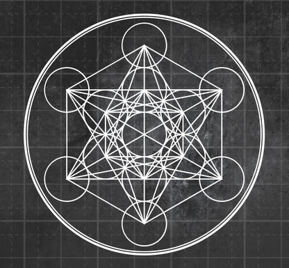 Metatrons Cube -  Premium Vinyl Decal
