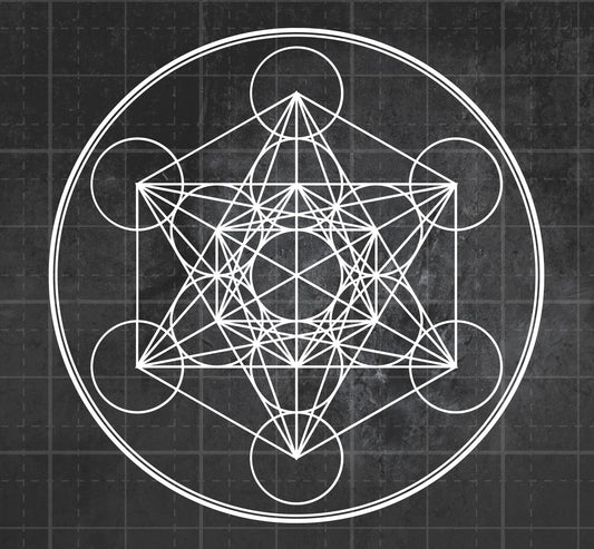 Metatrons Cube -  Premium Vinyl Decal