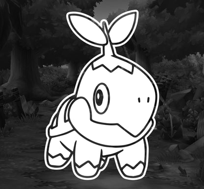 Pokemon (Turtwig)- Premium Vinyl Decal