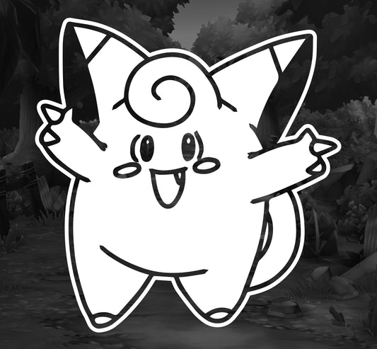 Pokemon (Clefairy)- Premium Vinyl Decal
