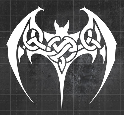 Celtic Bat - Premium Vinyl Decal