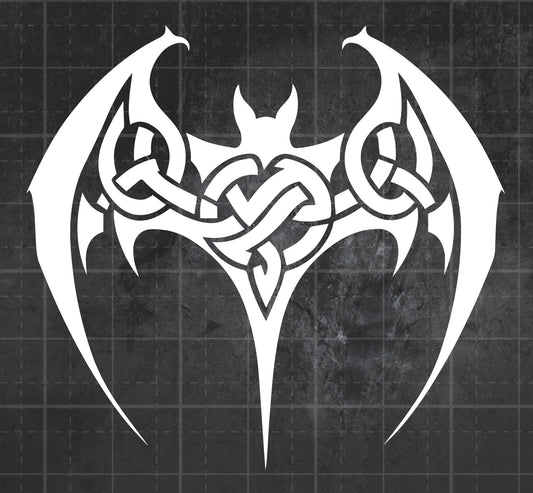 Celtic Bat - Premium Vinyl Decal