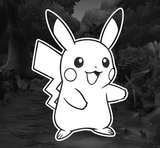 Pokemon (Pikachu)- Premium Vinyl Decal