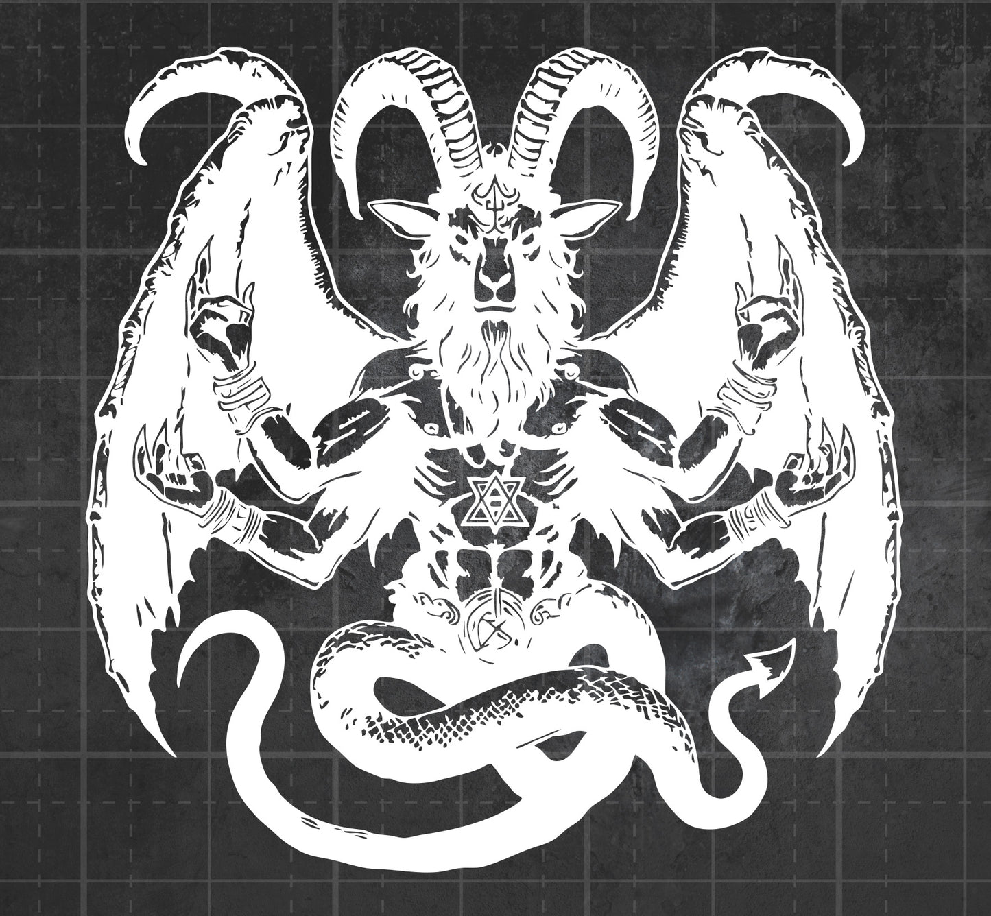 Lucifer (Large) -  Premium Vinyl Decal