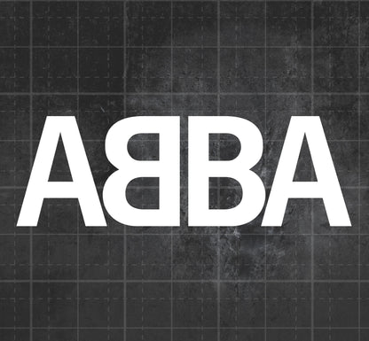 Abba - Premium Vinyl Decal (Copy)