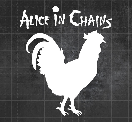 Alice In Chains Rooster - Premium Vinyl Decal