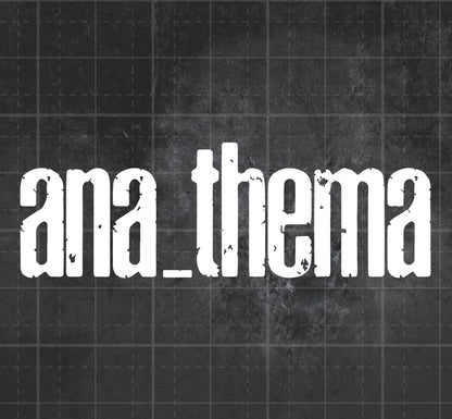 Anathema (Modern Logo) - Premium Vinyl Decal
