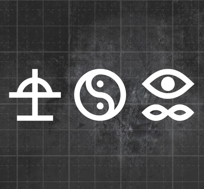 Bad Omens (Death of Peace of Mind Symbols) - Premium Vinyl Decal