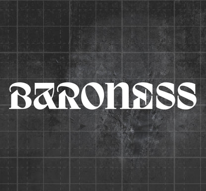 Baroness - Premium Vinyl Decal