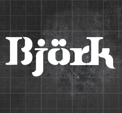 Björk - Premium Vinyl Decal